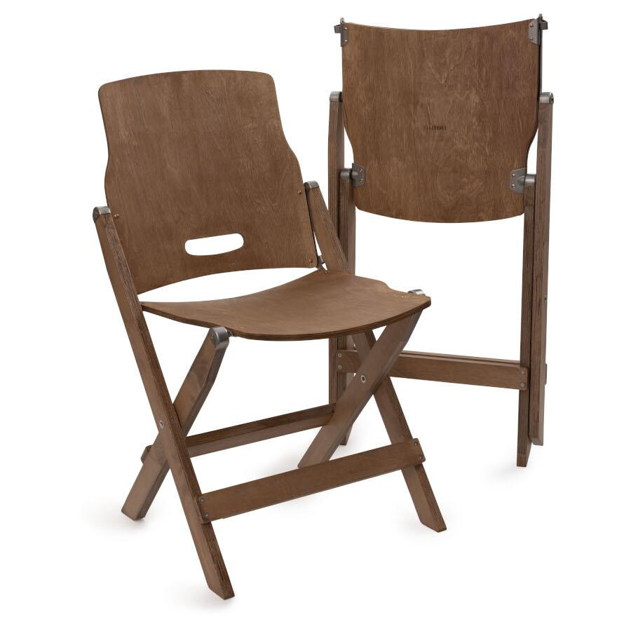 Barebones Living Ridgetop Wood Folding Chair CKW584 BBQGuys