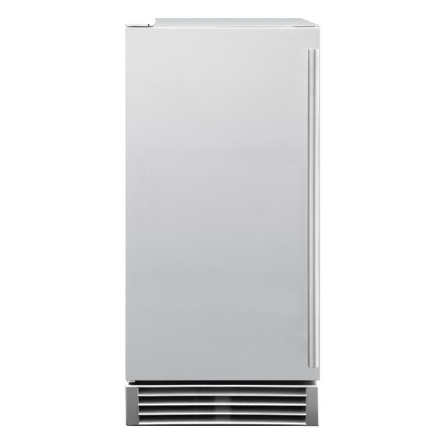 American Made Grills 15-Inch UL Outdoor Rated Ice Maker w/ Stainless Door - 50 Lbs Capacity - AMG-IM-15
