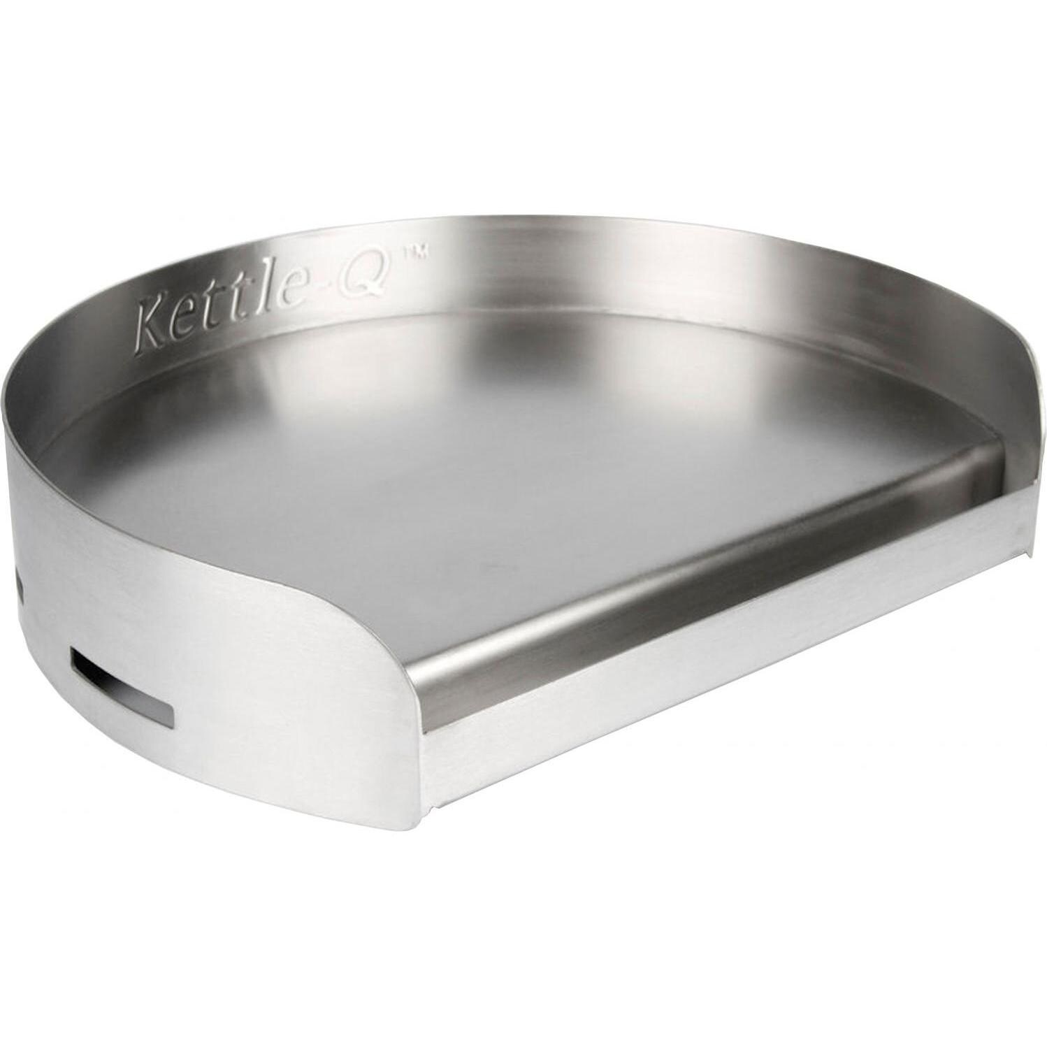 Little Griddle Kettle-Q Stainless Steel Grill Top Griddle - Round