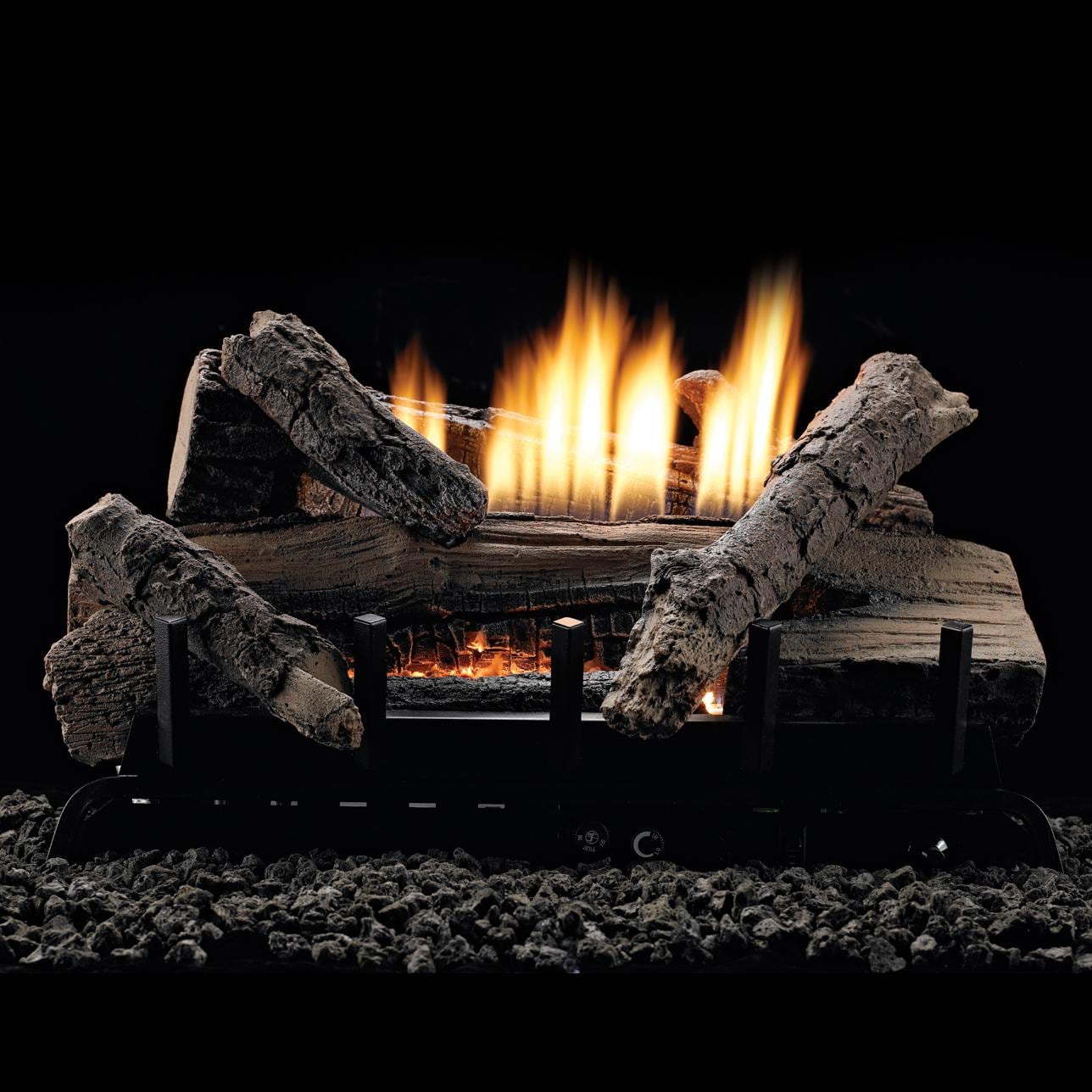 White Mountain Hearth By Empire Whiskey River Gas Log Set With Vent-Free Contour Burner thumbnail