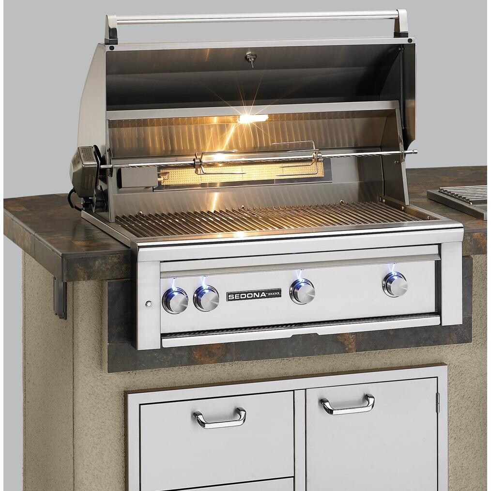 Sedona By Lynx Deluxe BBQ Island With 36-Inch Propane Gas Grill With Rotisserie - Detail View thumbnail