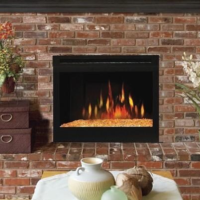 Dimplex 25-Inch Self-Trimming Electric Firebox - Lifestyle View thumbnail