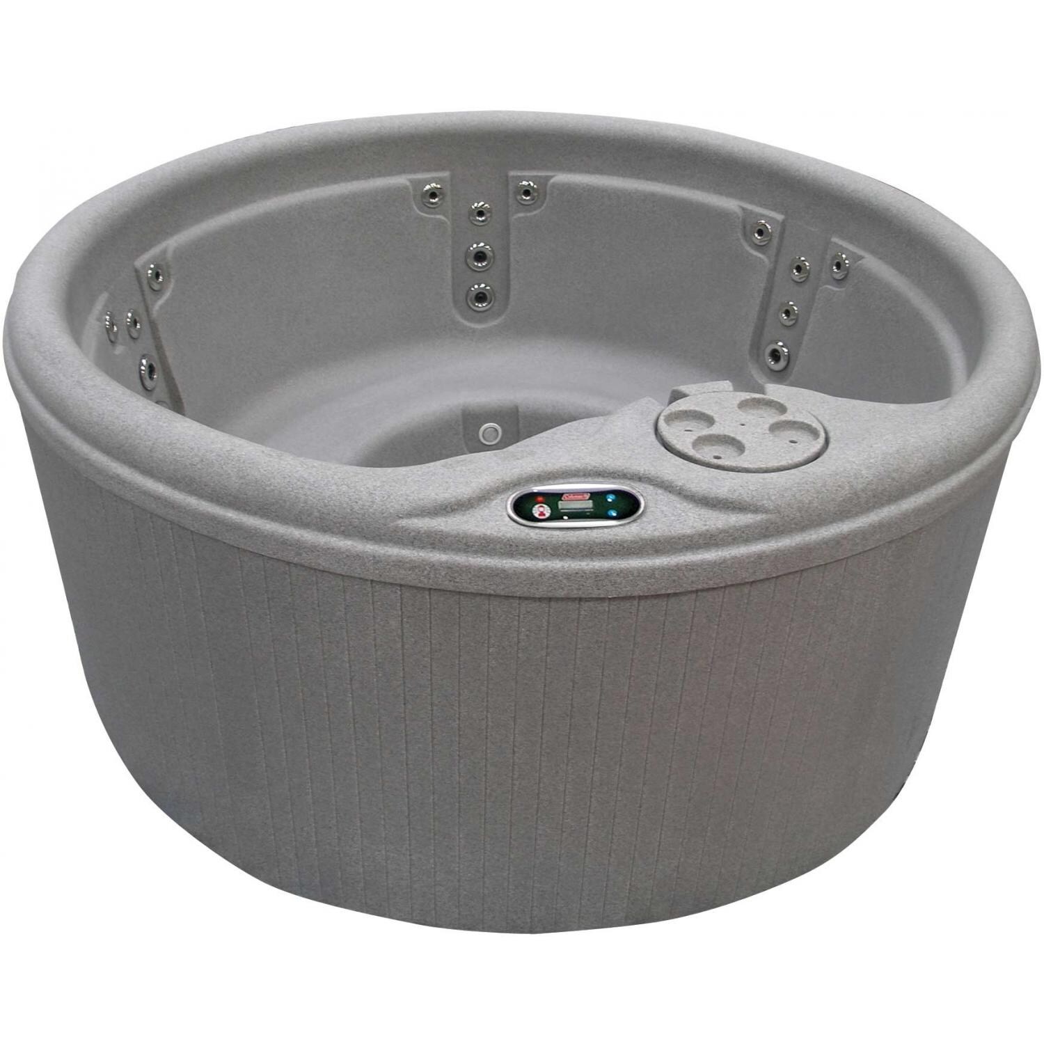 Coleman Spas CO-R520R 4 Person Round 110V Hot Tub With 20 Jets - Dark Twilight : Ultimate Patio best coleman hot tub