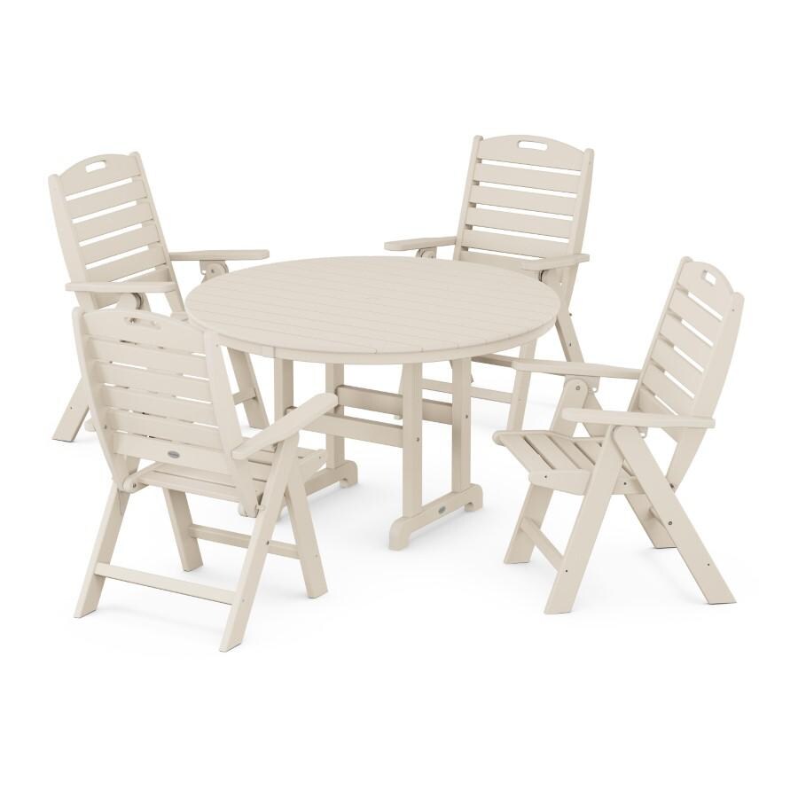 POLYWOOD Nautical 5-Piece Dining Set in Sand thumbnail