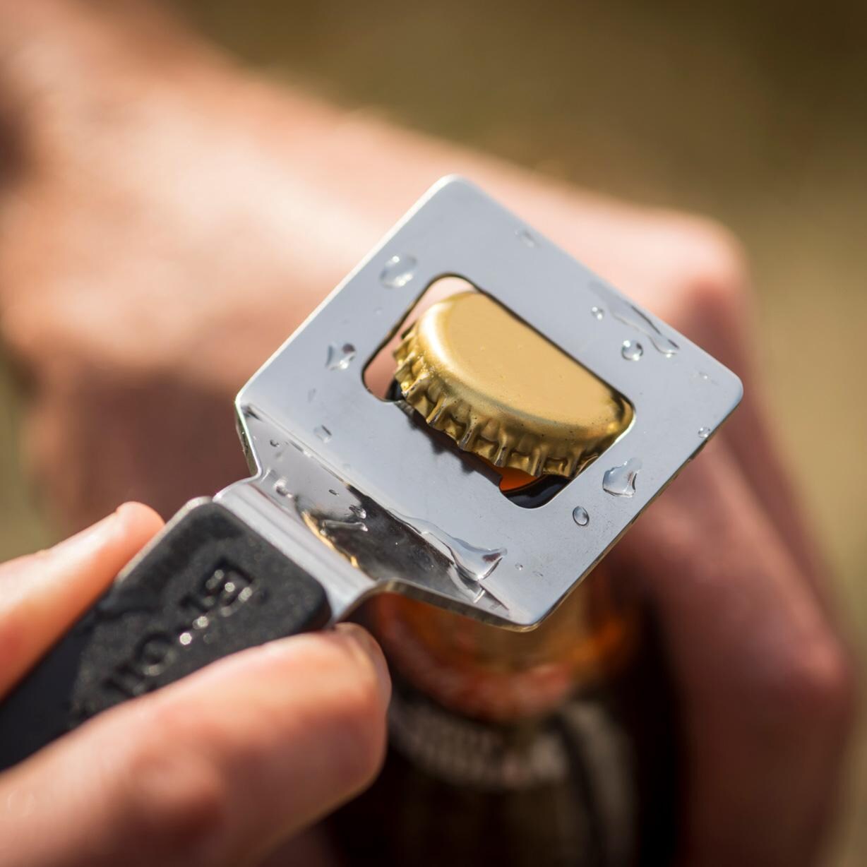 Broil King Stainless Steel Bottle Opener - 64009 - Opening Bottle - Lifestyle thumbnail