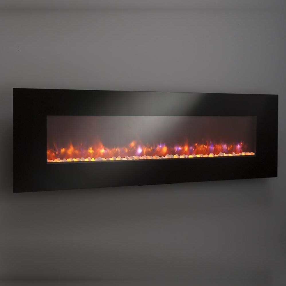 GreatCo 94-Inch Gallery Linear Wall Mount Electric Fireplace - GE-94