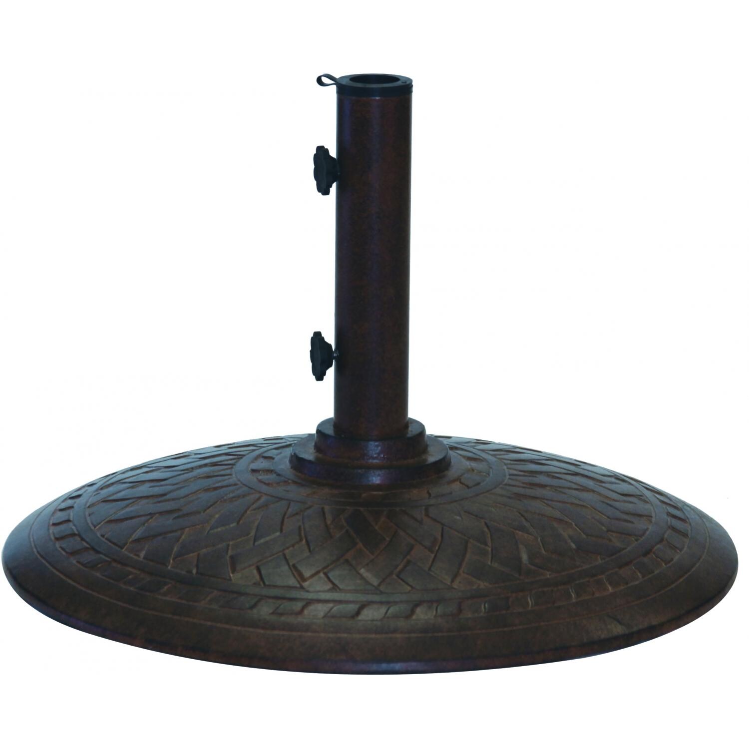 Darlee 65 Lb Series 60 Cast Iron Patio Umbrella Base - Mocha