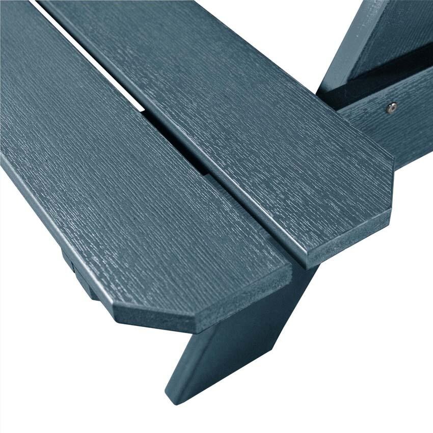 Lookwood 71 Inch Nantucket Blue Polyresin Picnic Table By Lakeview Outdoor Designs - Bench - Detail thumbnail