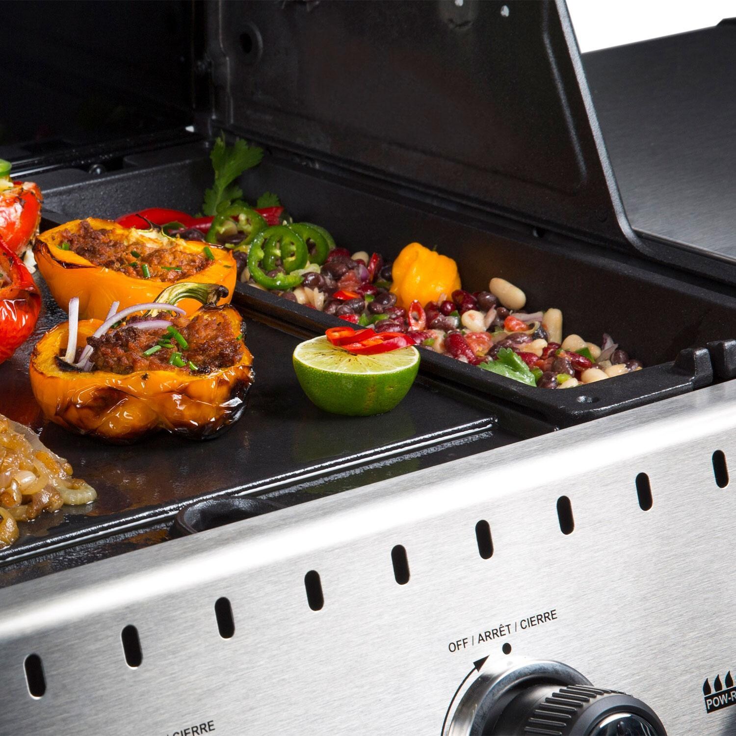 Broil King 69617 Baron/Crown Cast Iron Wok - Food - Up Close - Lifestyle thumbnail