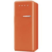 Smeg 9.22 Cu. Ft. Left Hinge Retro Style Refrigerator / Freezer - Orange FAB28UORL1 image
