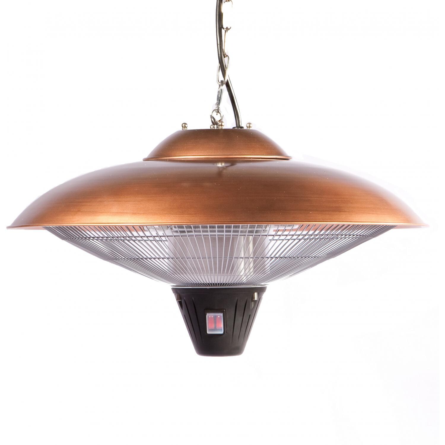 Fire Sense Halogen Series 1500W Electric Hanging Patio Heater 110V