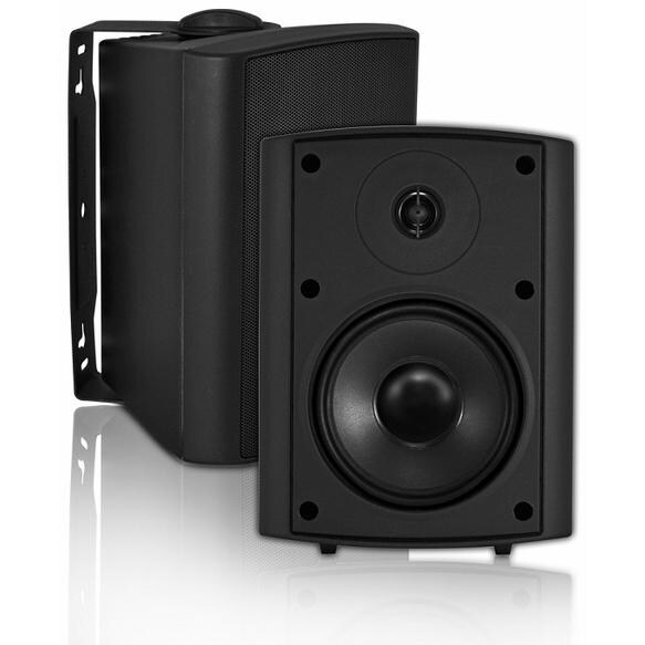 OSD Audio 5 1/4 Inch Outdoor Patio Speakers - Black