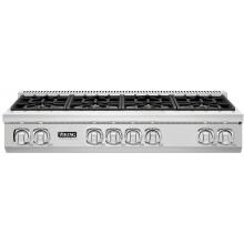 Viking Professional 7 Series 48-Inch 8-Burner Propane Gas Rangetop - Stainless Steel - VGRT7488BSSLP image