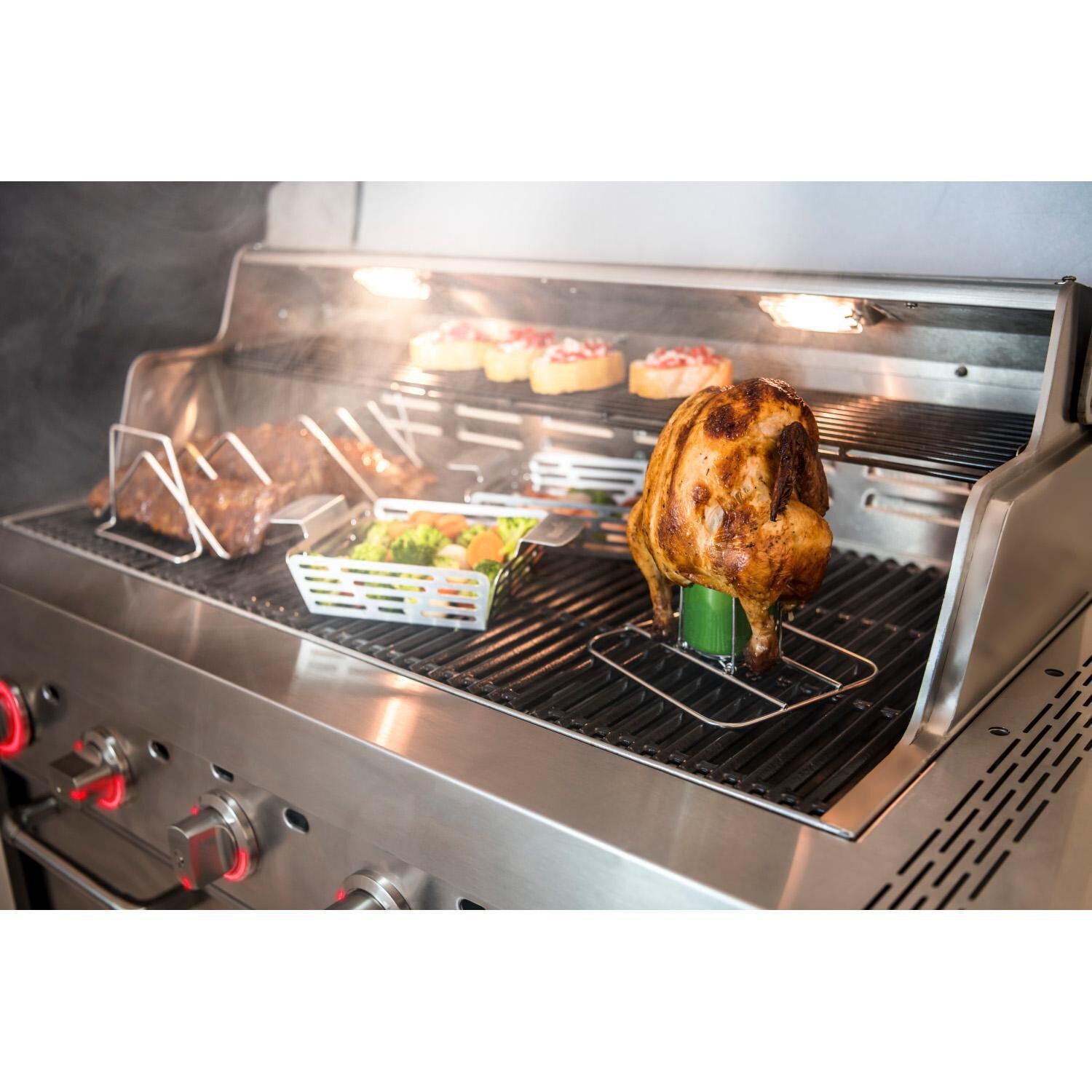 Charbroil 463246118 Medallion Series Modular Outdoor Kitchen Amplifire 5-Burner Gas Grill - Grilling thumbnail