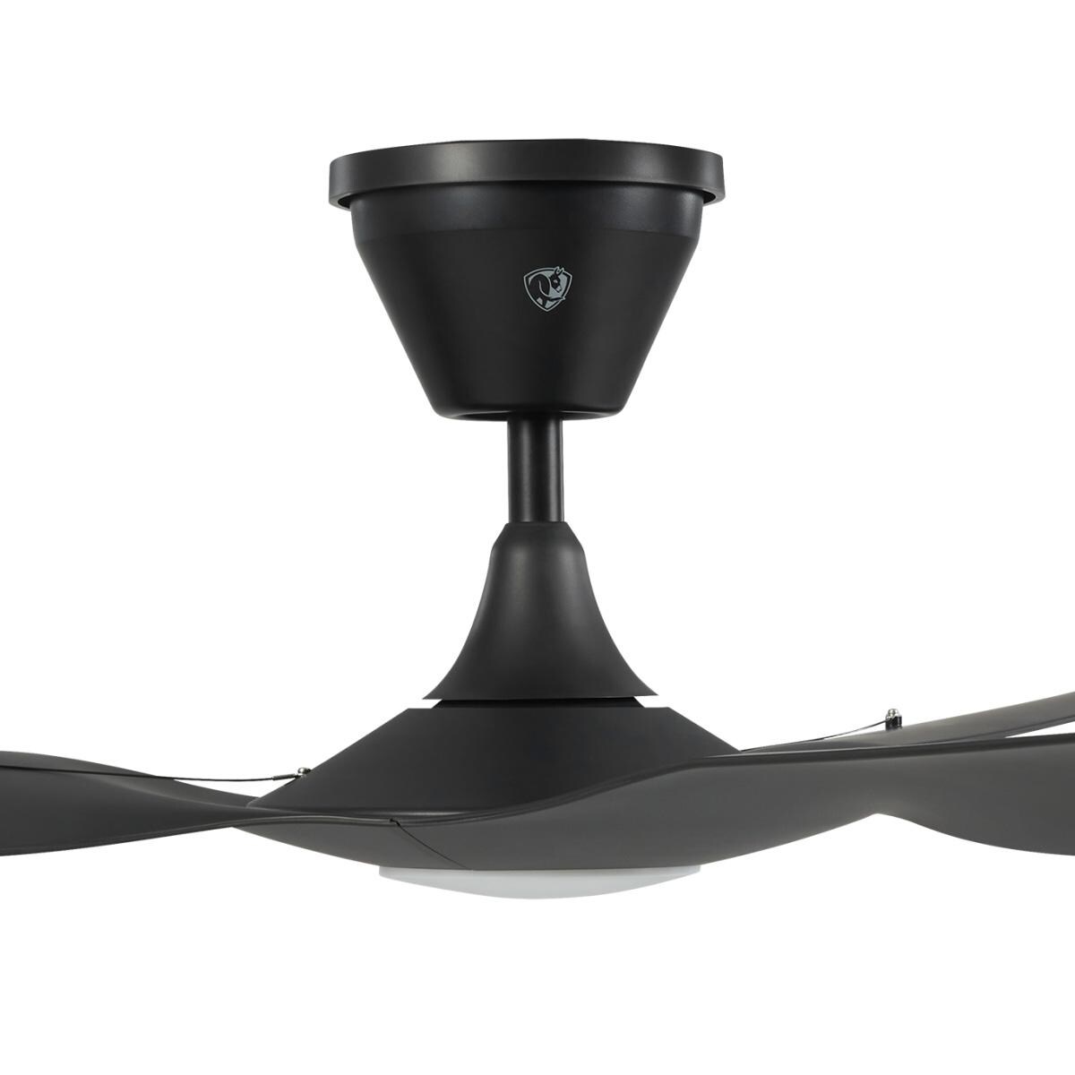 Big Ass Fans MK-HKC1-052506A258F258I10S2 60 Inch Haiku Coastal Ceiling Fan in Black w/ Universal Mount and 10 Inch Extension Tube - Detail thumbnail