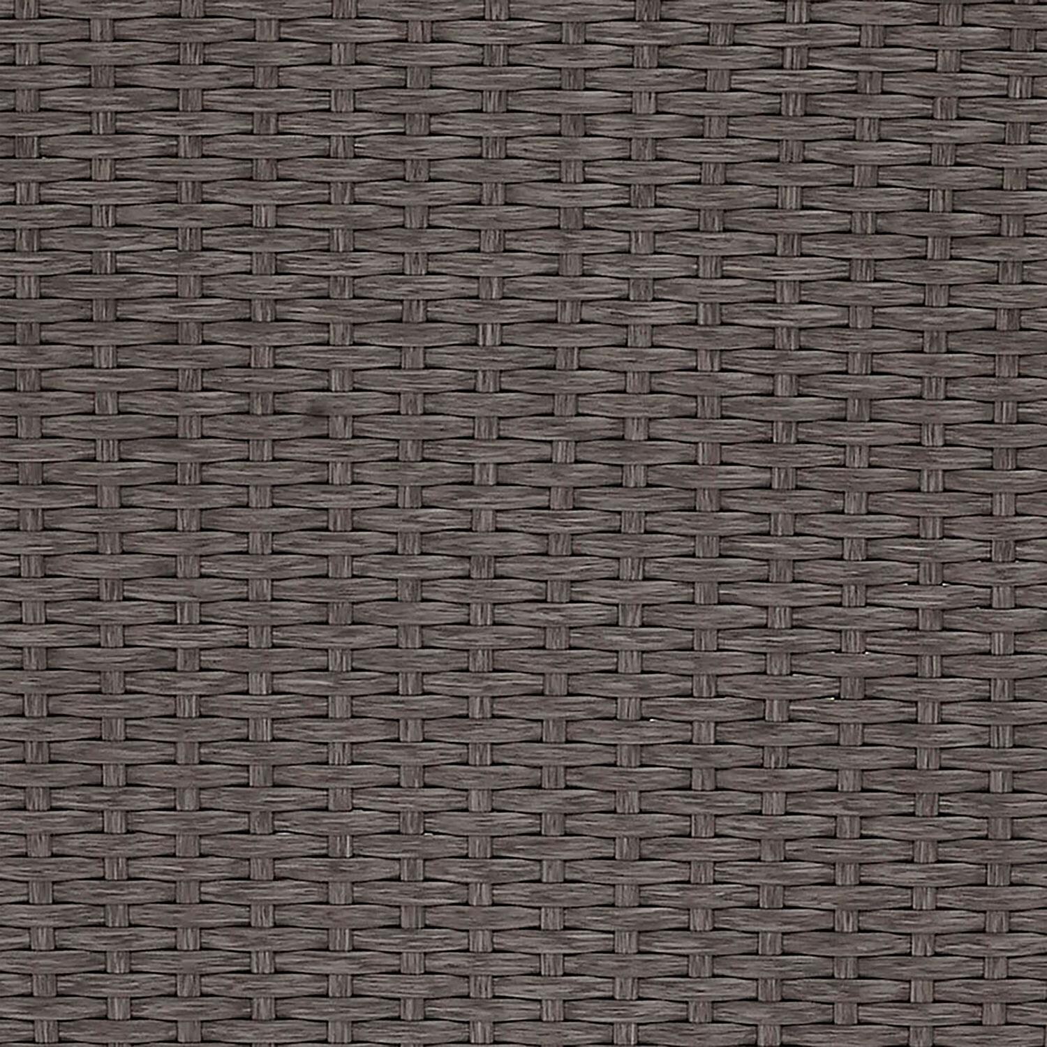 Chester Bay Wicker Outdoor Trash Can in Weathered Gray by Ultimate Patio - Swatch thumbnail