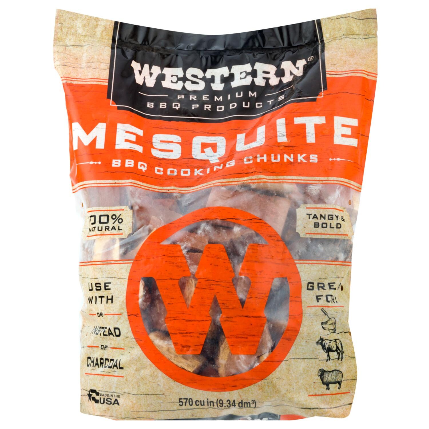 Western Mesquite Bbq Cooking Chunks 1 3 Cu Ft Bbqguys