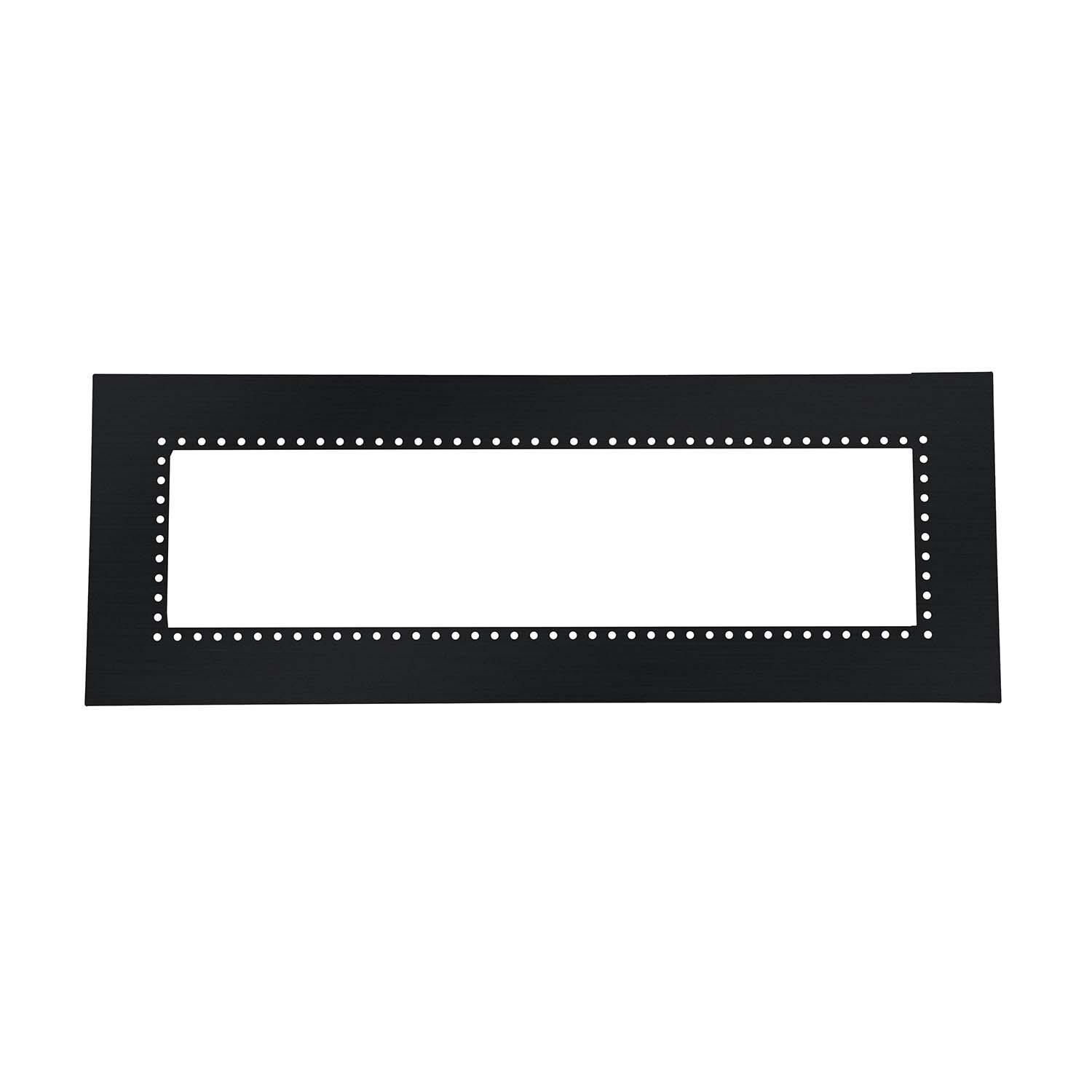 Eurofase EF39FMPFB Flush Mount Kit For 4000W & 5000W Heaters - Black - White Background thumbnail