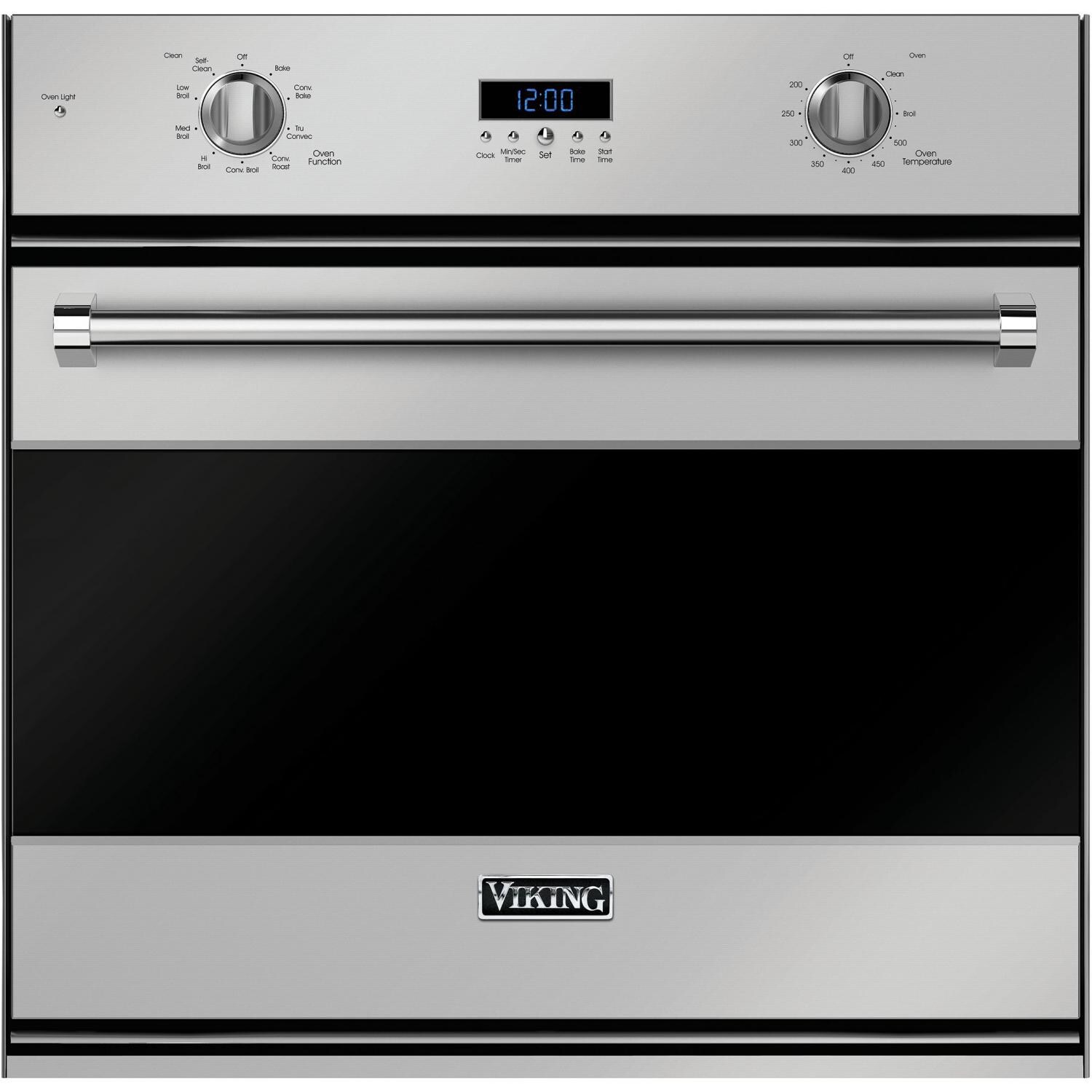 Viking 3 Series 30-Inch Single Electric Convection Oven - Stainless Steel - RVSOE330SS thumbnail