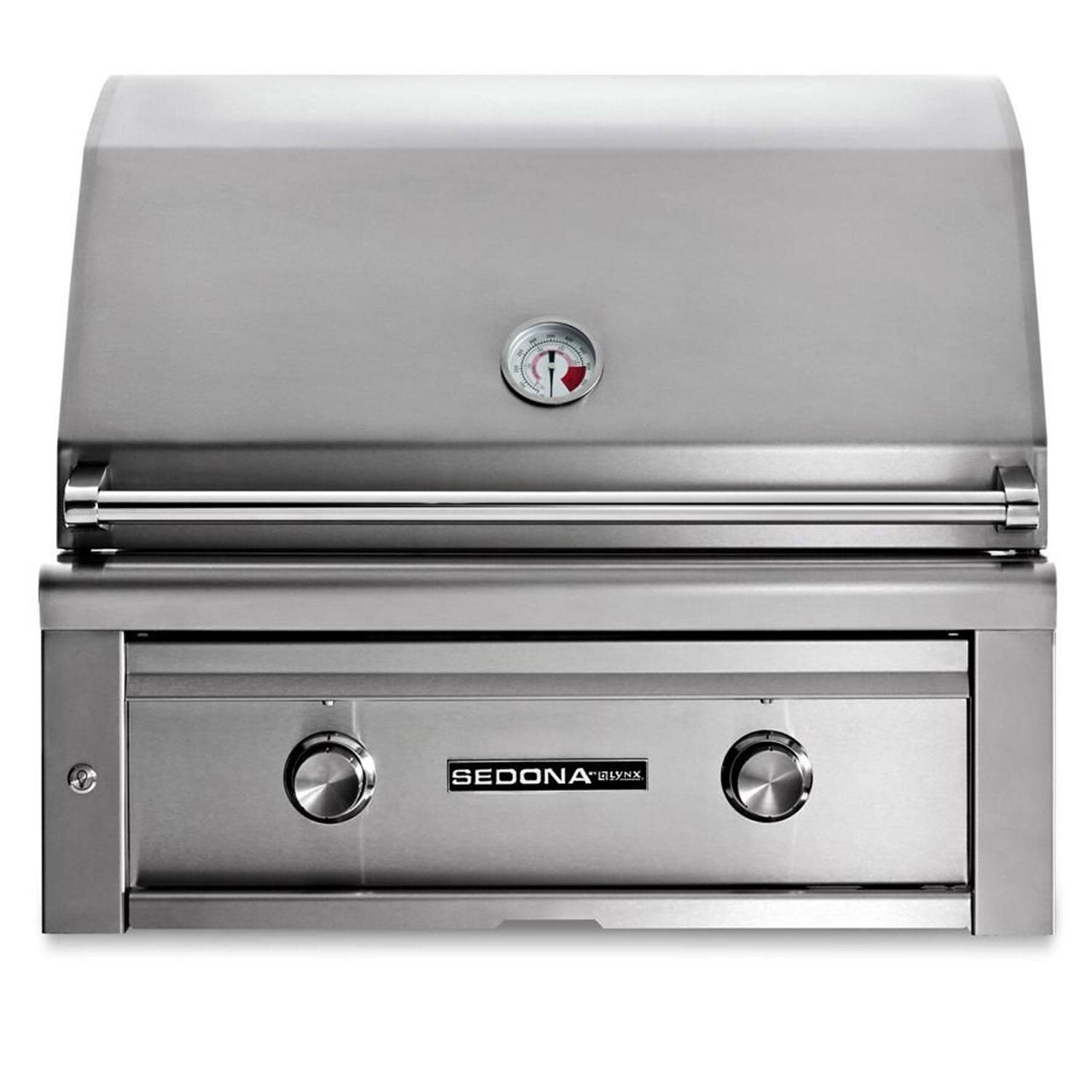 Lynx L501-NG Sedona 30 Inch Built-In Natural Gas Grill w/ Two SS Tube Burners - Display - White Background thumbnail