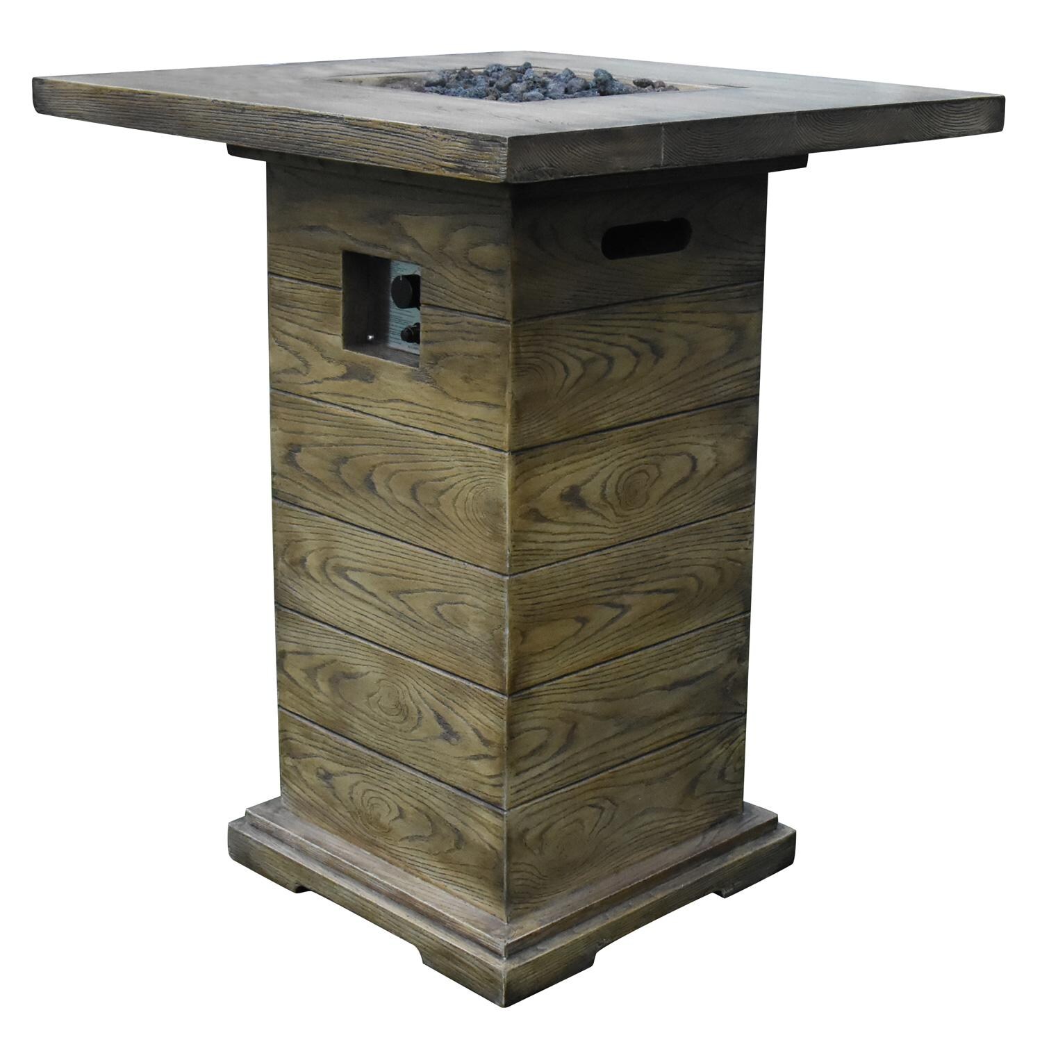 Lakeview Outdoor Designs SCOFG224RWLP Bellelot 34-Inch Square Propane Fire Pit Table thumbnail