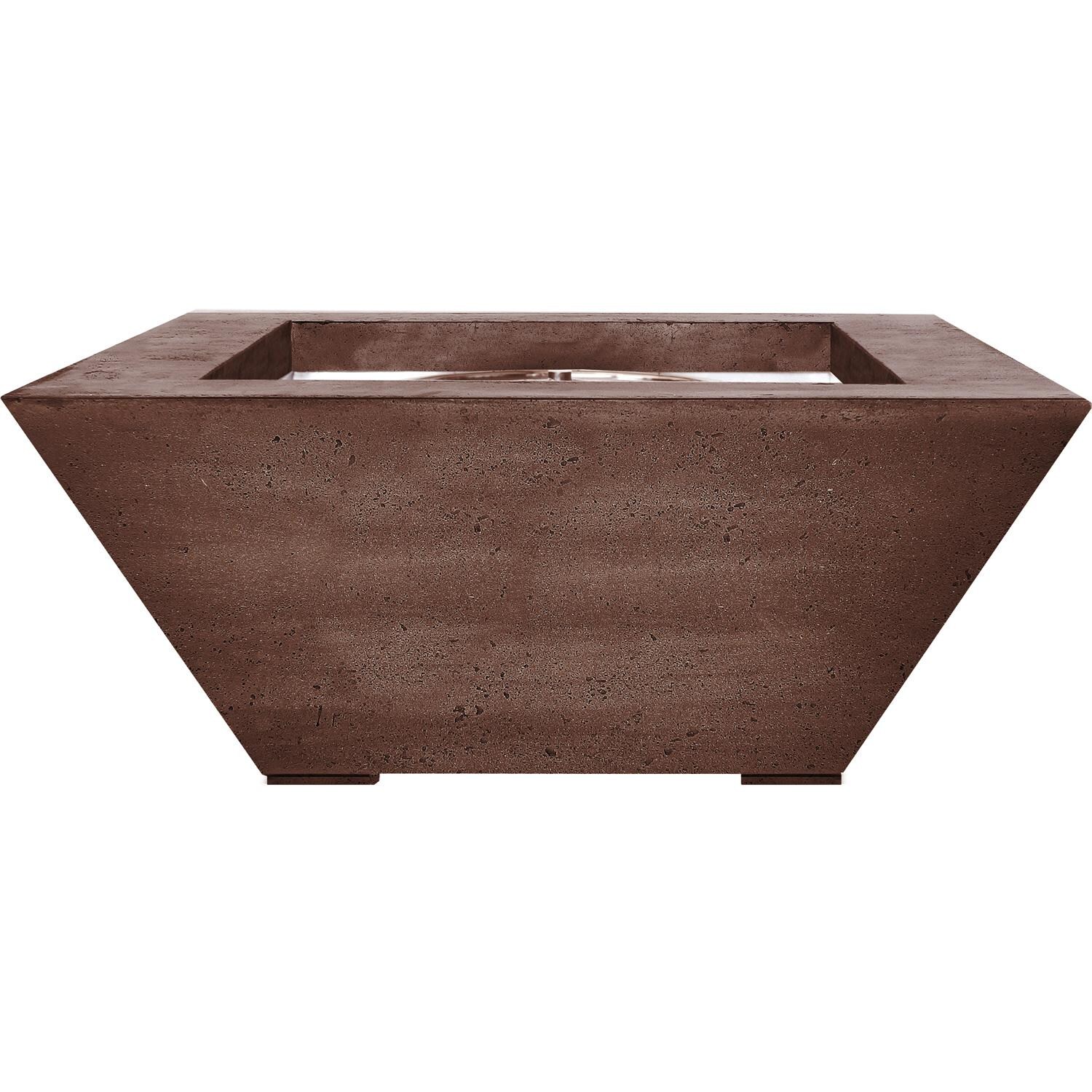 Prism Hardscapes Lombard 42-Inch Propane Gas Square fire Pit Table - Cafe image
