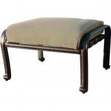 Darlee Ten Star Cast Aluminum Patio Ottoman image
