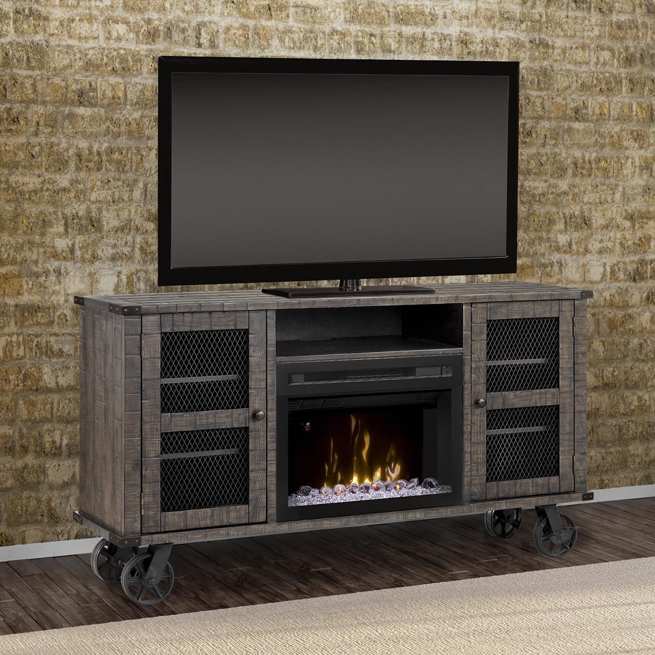 Dimplex GDS25GD1856PH MultiFire XD Duncan 66Inch Media Console Electric Fireplace