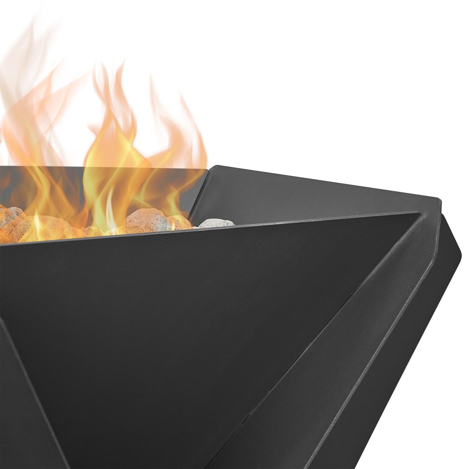 Lakeview Outdoor Designs SC-11775LP-WSLT Lion Sands 32 1/2-Inch Pentagon Propane Gas Fire Bowl - Detail thumbnail