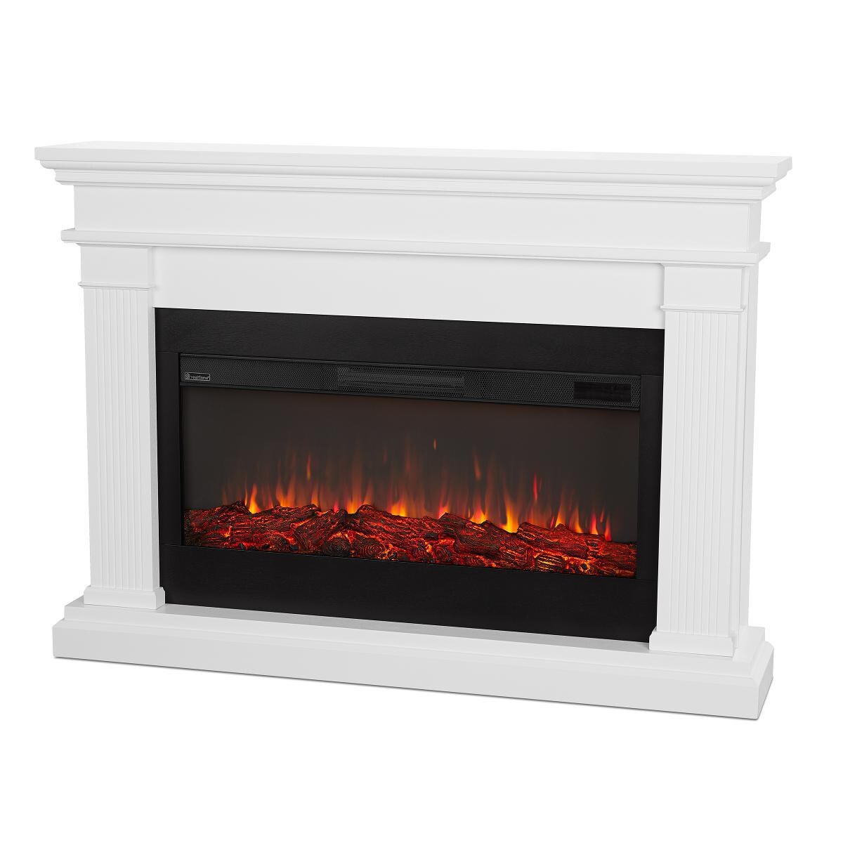 Real Flame 8080E-W Beau 58-Inch Electric Fireplace Mantel - White thumbnail