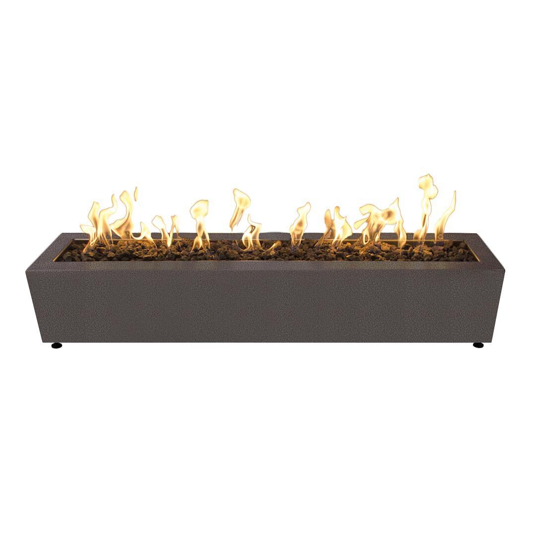 Eaves 60 inch Rectangular Copper Vein Powder Coat Steel Fire Pit thumbnail