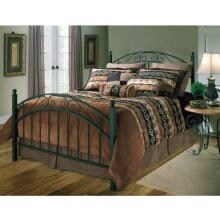 Hillsdale Willow Textured Black Metal Bed Set Without Frame - King - 1142BK image