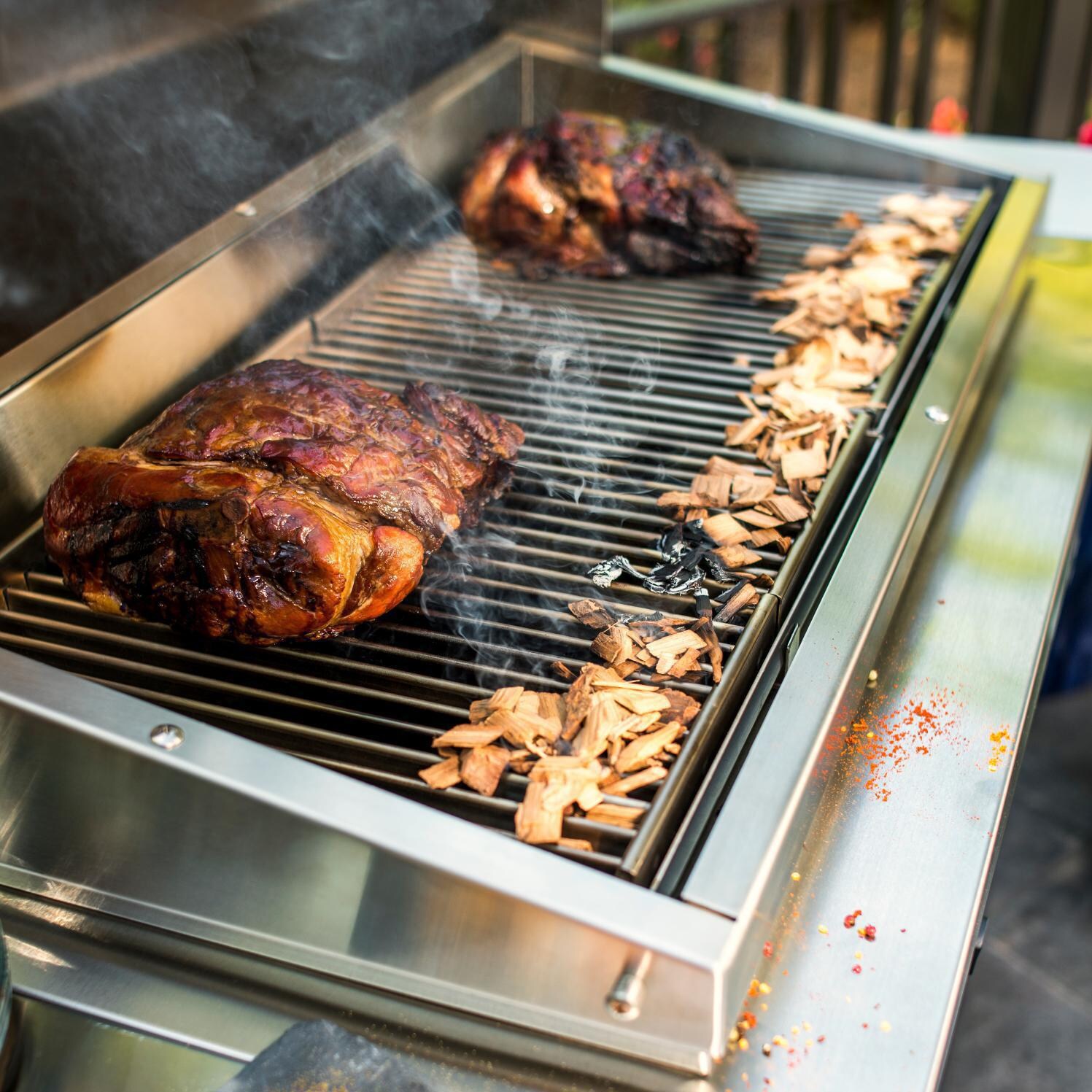 TEC Sterling Infrared Gas Grill - Smoking Turkeys thumbnail