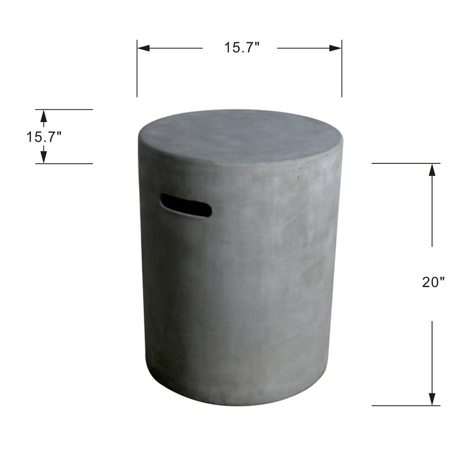 Elementi ONB01-102LG Round Tank Cover - Dimensions thumbnail