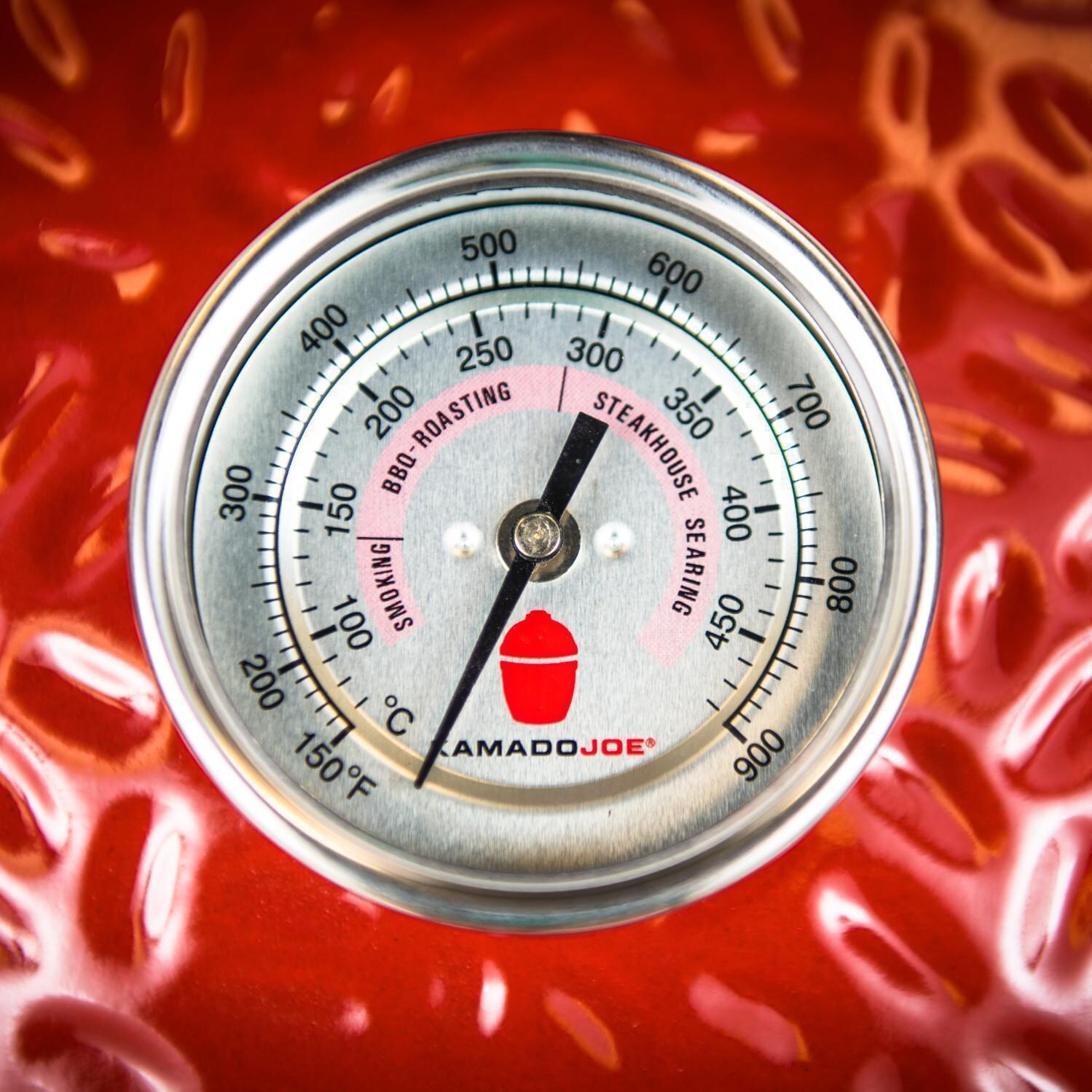 Kamado Joe Classic III 18-in Ceramic Kamado Grill Bundle - Analog Thermometer - Detail thumbnail