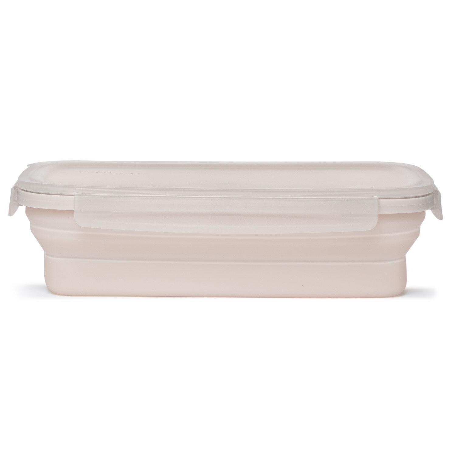 Drip EZ SCNDZ-3PK-1-SS Secondz Food Storage Prep Tub - Sandstone - Large Food Storage - White Background thumbnail