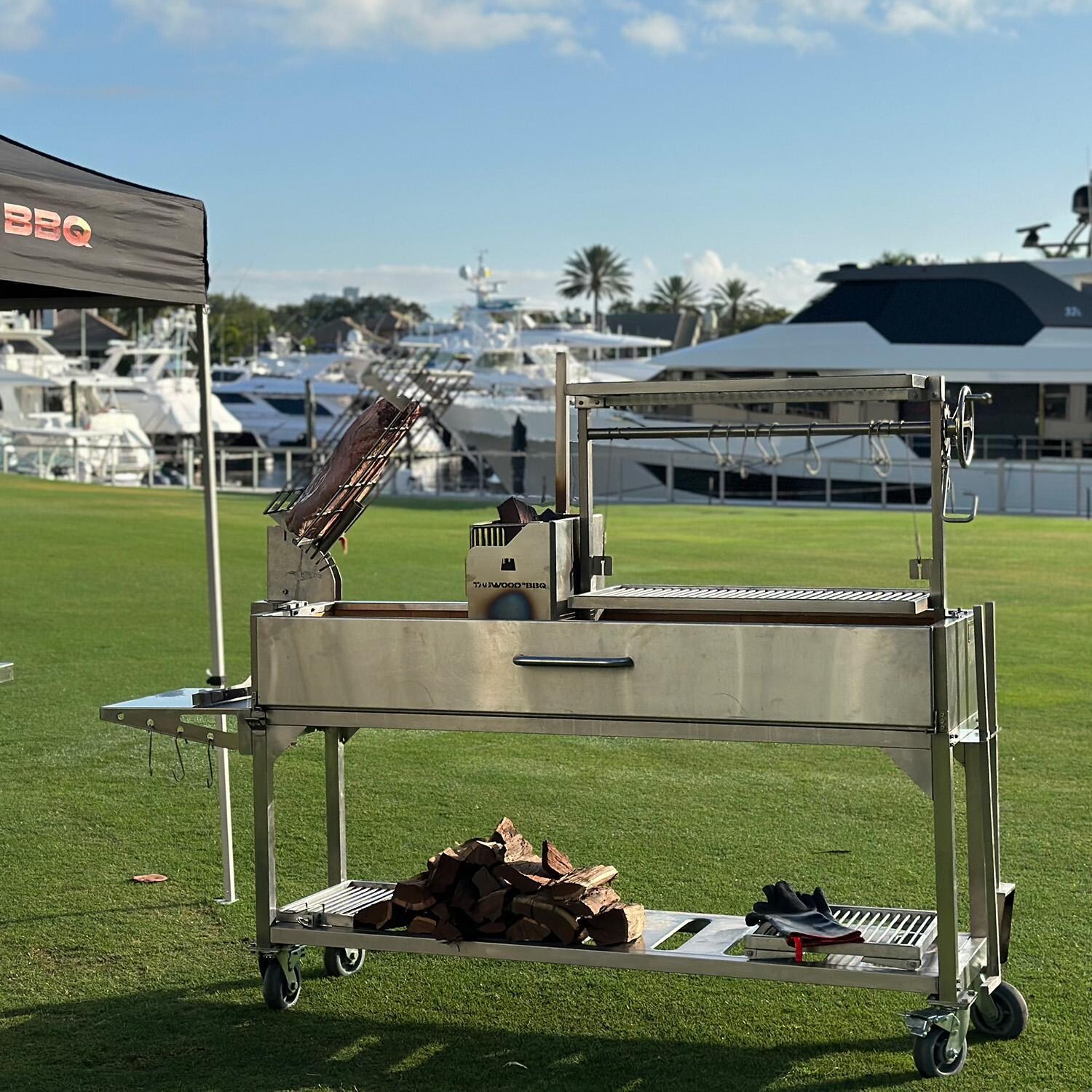 Tagwood BBQ Argentine Santa Maria Wood Fire & Charcoal Grill - Lifestyle thumbnail