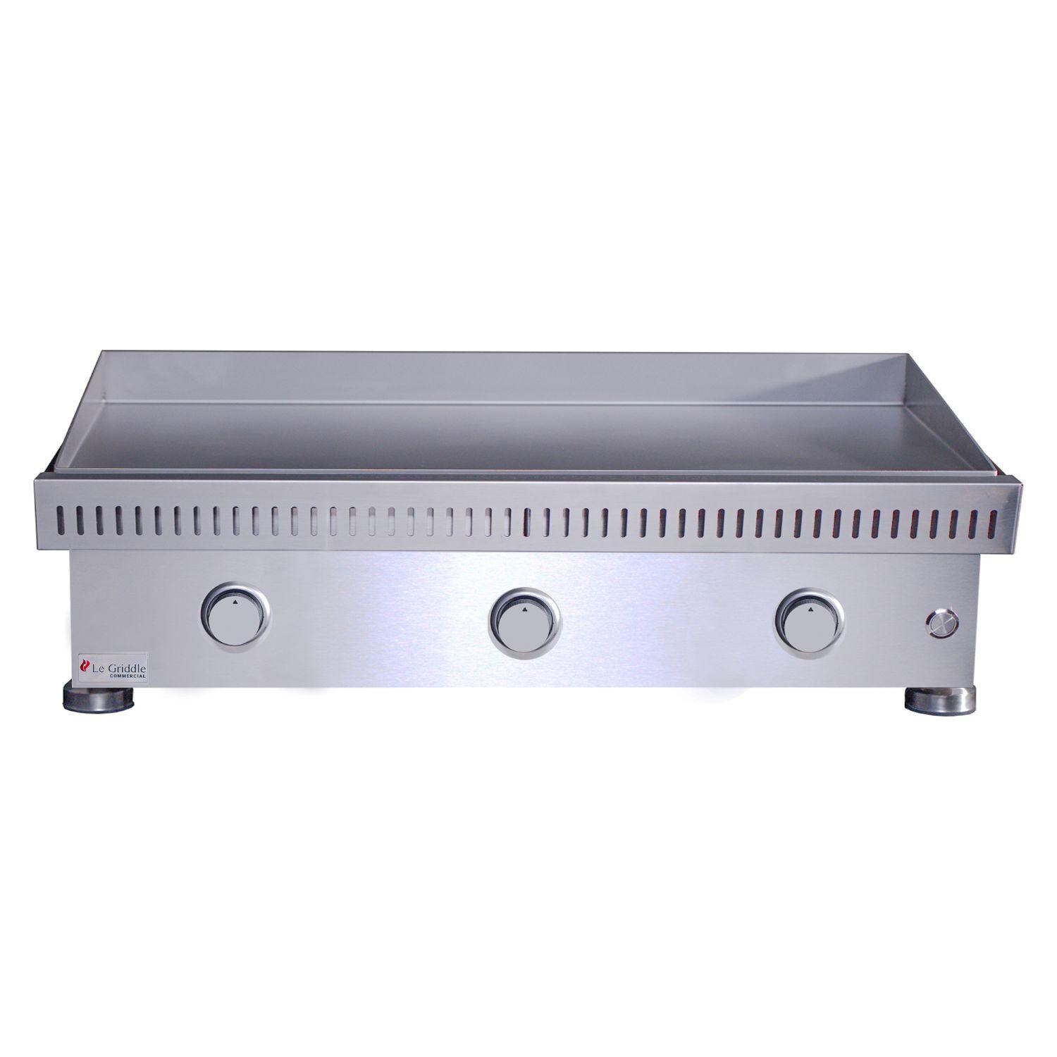 Le Griddle OML105C3 LP Commercial Series 105 16-in 3 Burner Built-In Propane Flat Top Grill w/ 3mm Plate thumbnail