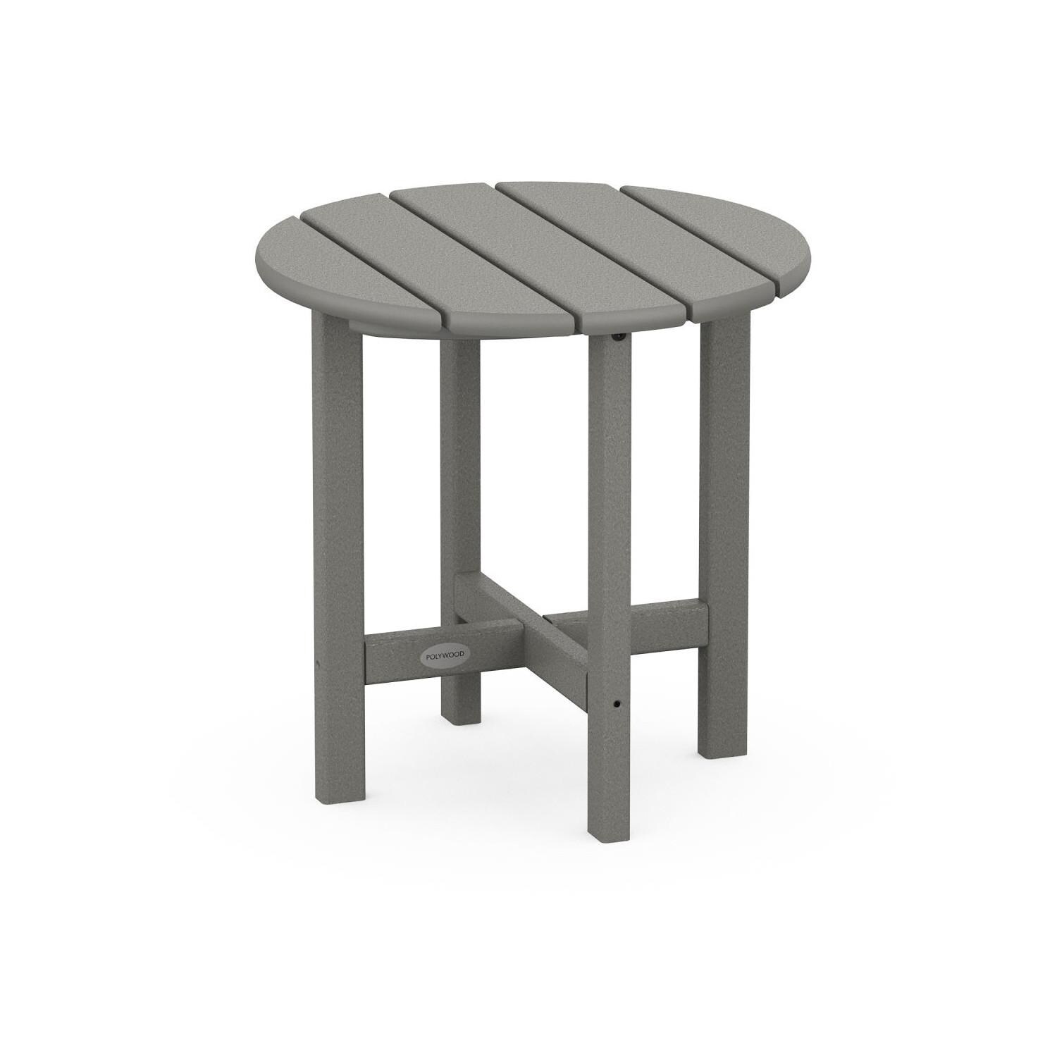 POLYWOOD PWS214-1-GY Classic Folding Adirondack 3-Piece Set - Side Table thumbnail