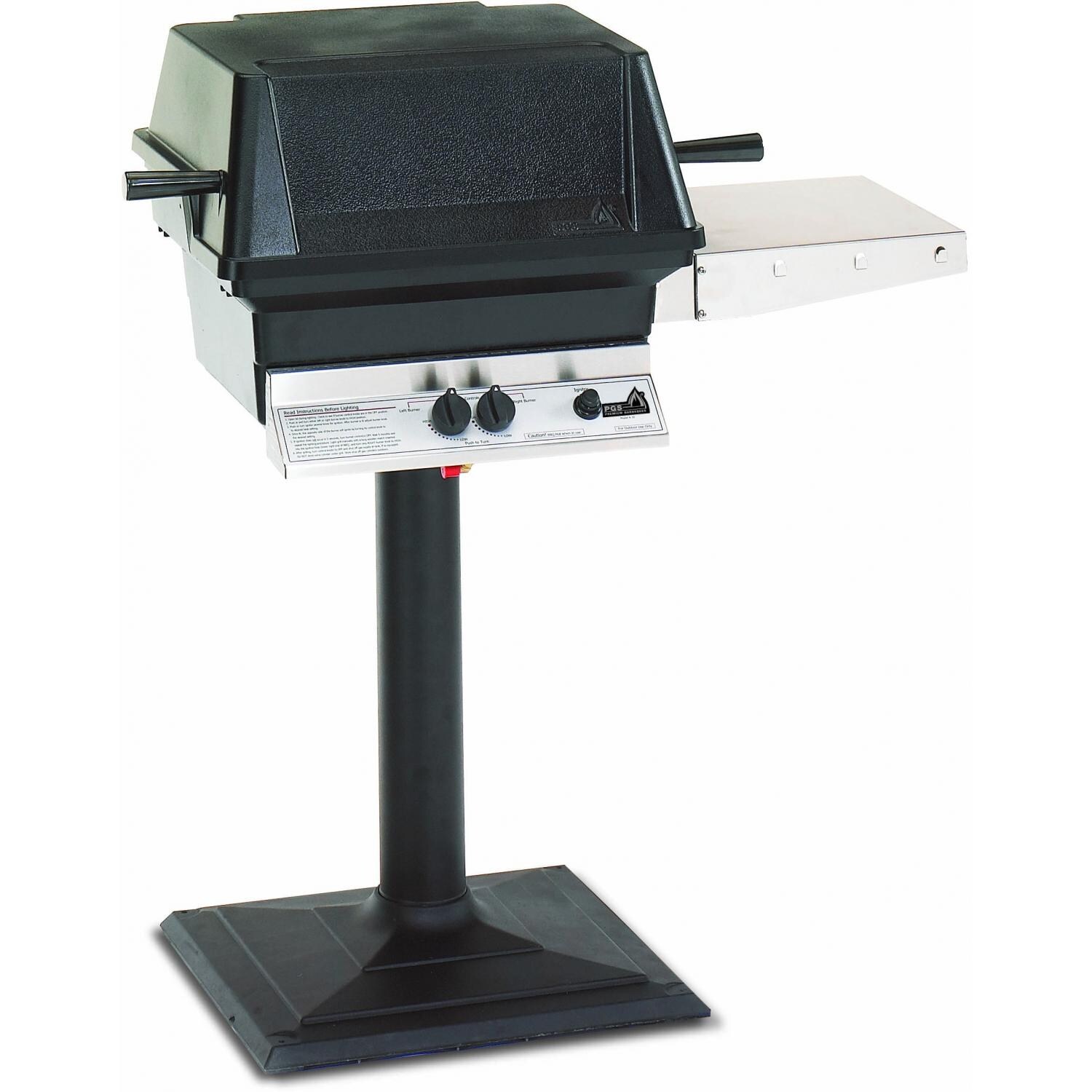 PGS A30 Cast Aluminum Natural Gas Grill On Bolt-Down Patio Post