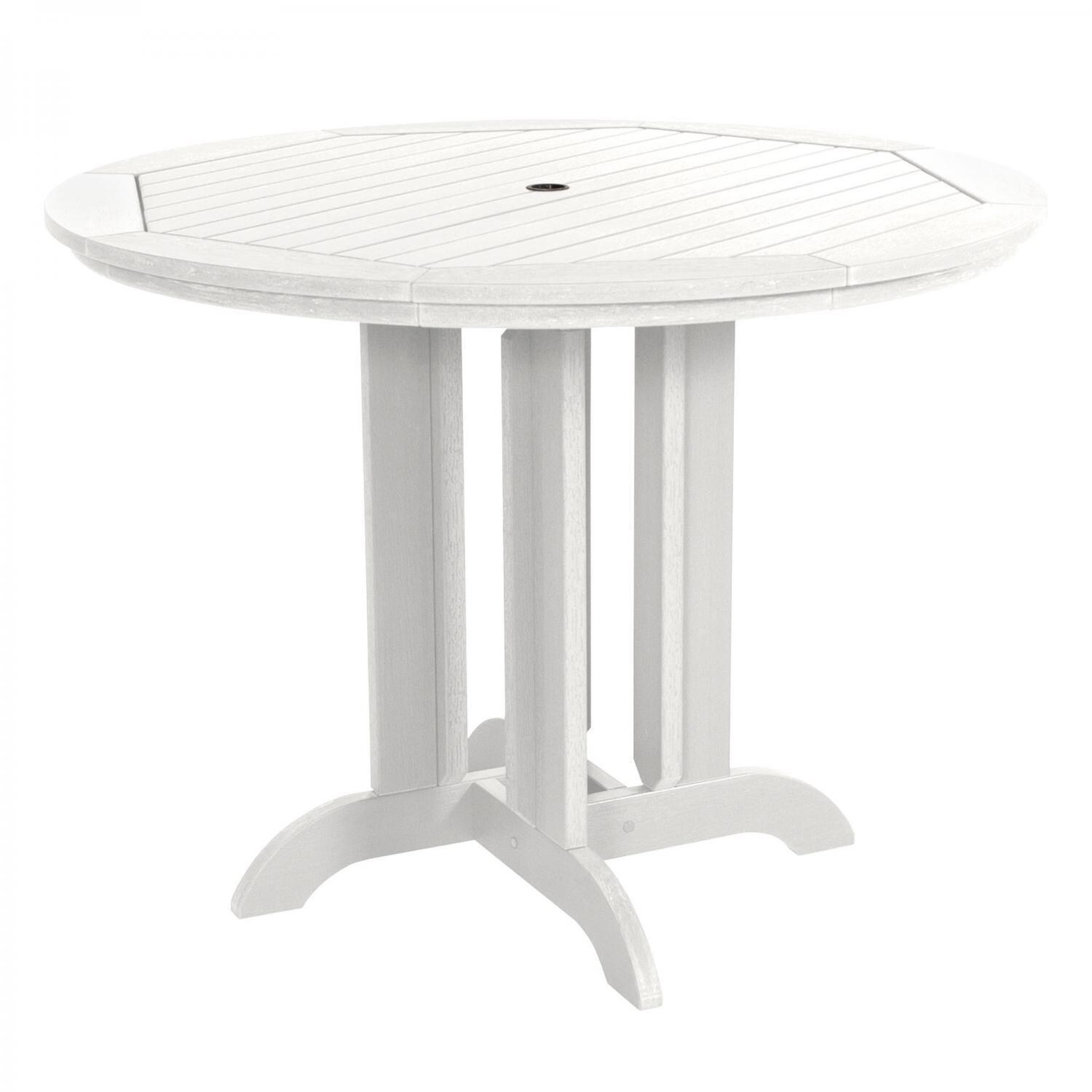 Lakeview Elm Pointe 5 Piece Round Counter Height Dining Set - White - Table - White Background thumbnail