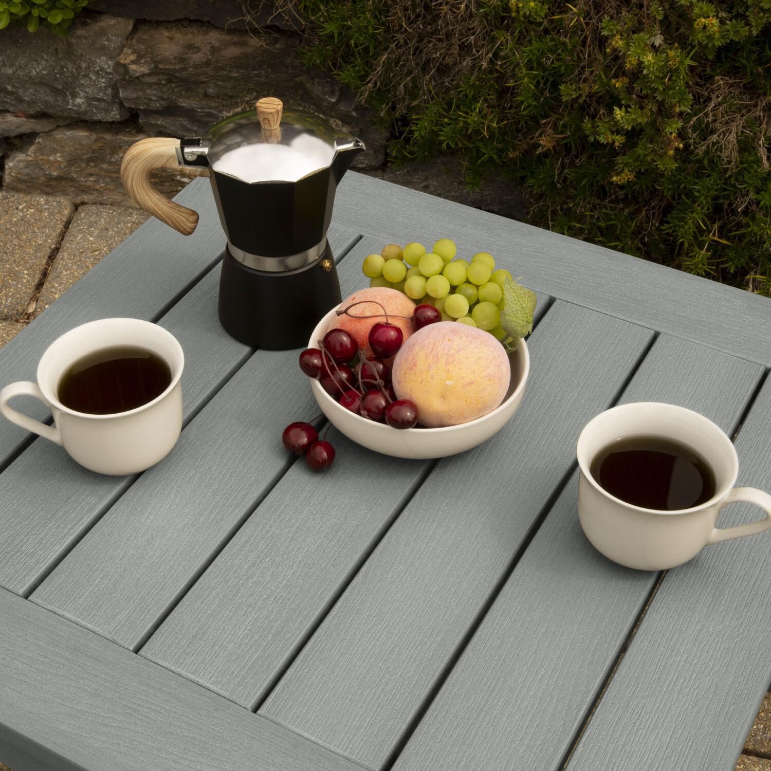 Lakeview Adirondack Side Table - Coastal Teak - Overhead thumbnail