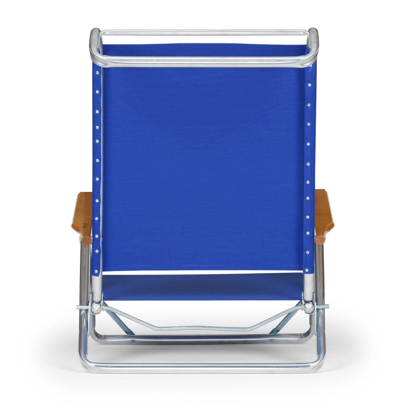 Original Mini-Sun Folding Aluminum Beach Chair By Telescope Casual