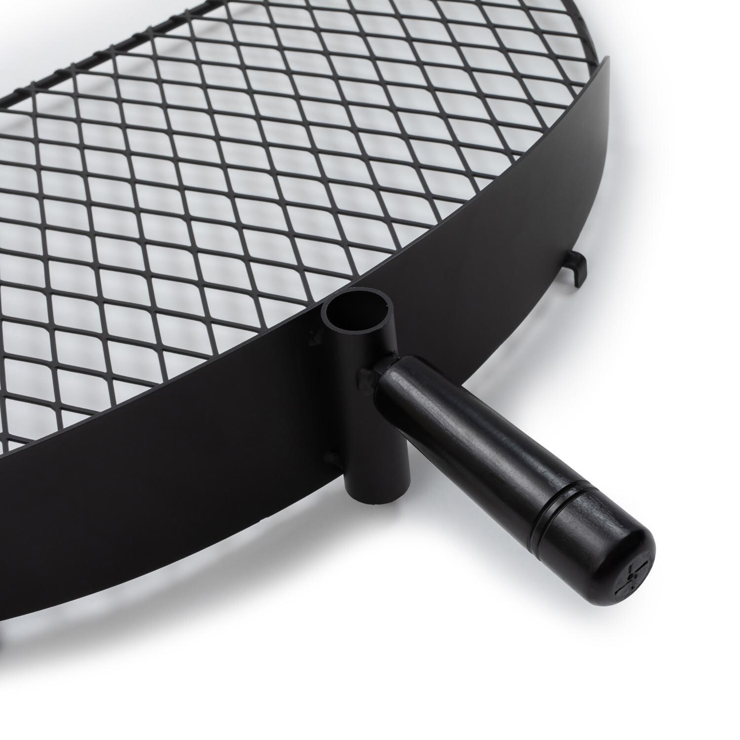 Barebones Living CKW-450 Cowboy 30-Inch Fire Pit Grill - Grill Grate Handle - Detail thumbnail