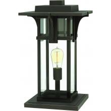 Hinkley Lighting Manhattan One Light 19-Inch Outdoor Pier Mount W/ Clear Glass - Oil Rubbed Bronze - 2327OZ