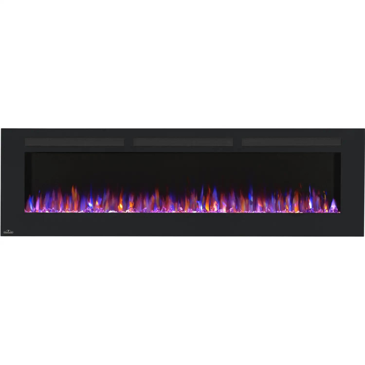 Napoleon NEFL72FH 72-Inch Allure Linear Wall Mount Electric Fireplace - Multi-Colored Flames thumbnail