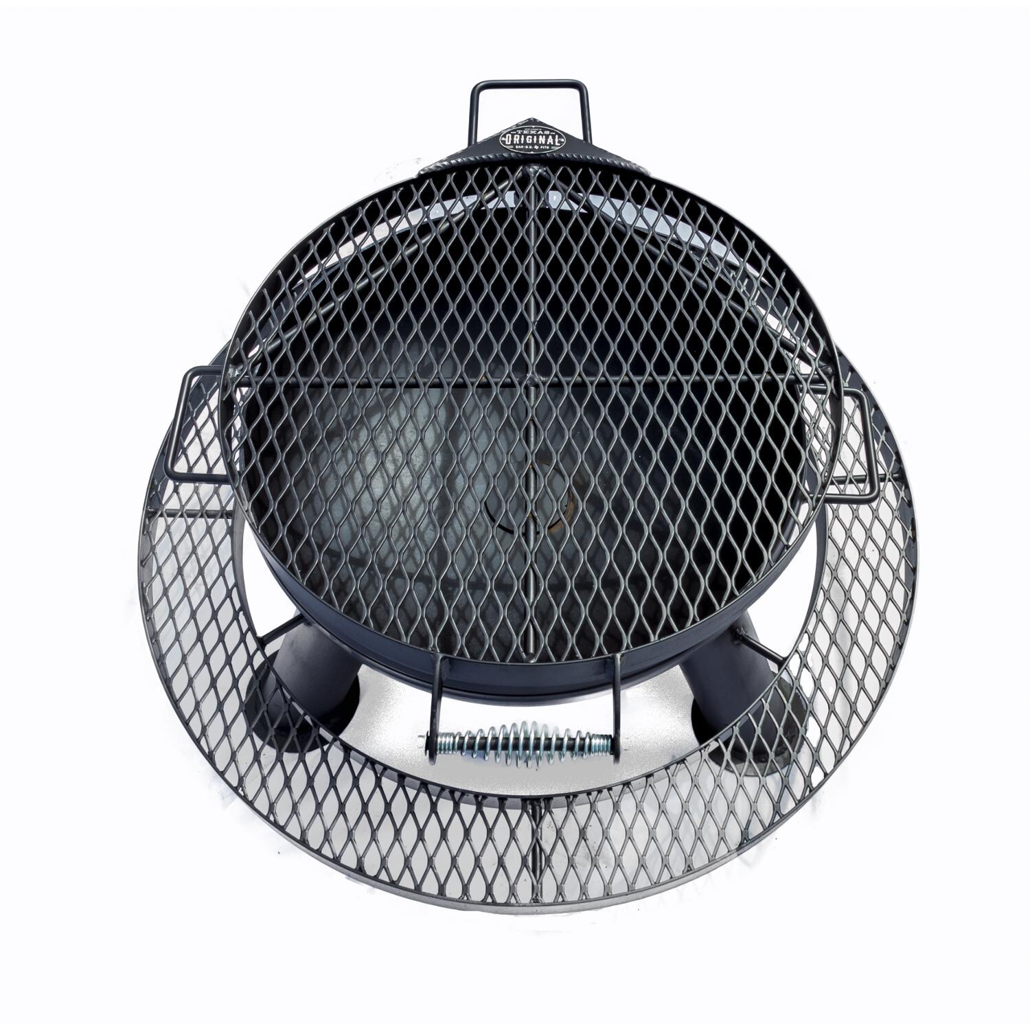 Texas Original Pits Spindletop 30 Inch Round Wood Burning Fire Pit