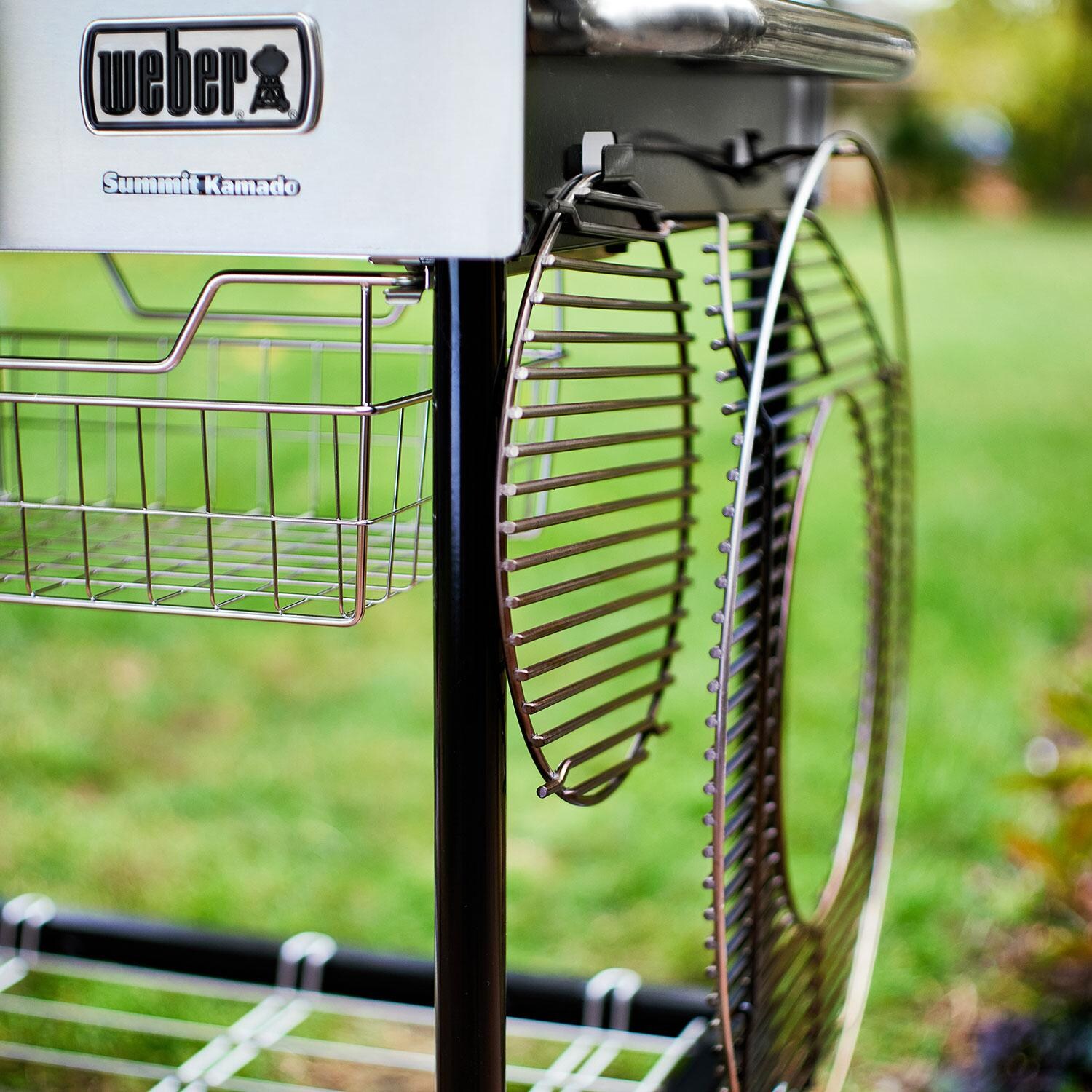 Weber 18501101 Summit 24-Inch Kamado S6 Charcoal Grill Center - Grate Hanger Hooks - Detail thumbnail