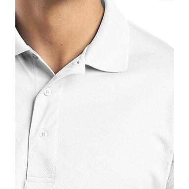 Sport-Tek Dri-Mesh Polo Shirt 4XL - White