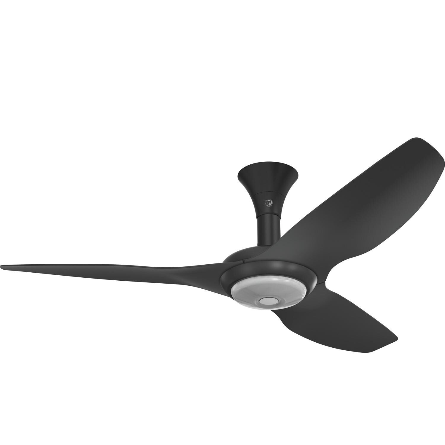 Big Ass Fans 52-Inch Haiku Ceiling Fan Low Profile Mount W/Downlight in Black - MK-HK4-042500A258F258G10S2